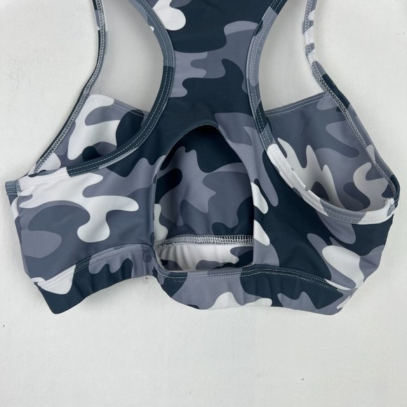 SoulCycle Camo Sports Bra Gray Size Small S EUC L2764 - Picture 7 of 8